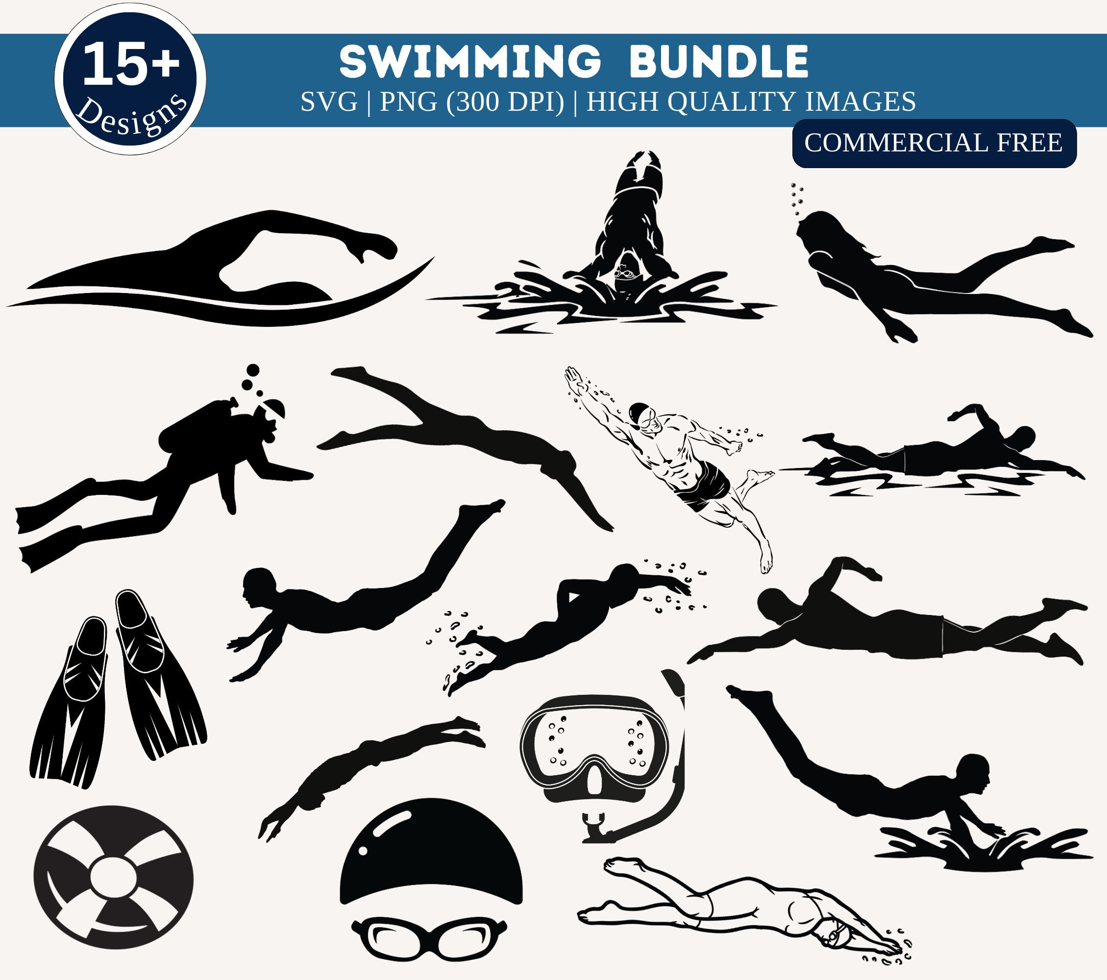 Swimmer SVG Bundle| Swimming svg| Swimmer Silhouettes| Swimmer Clipart| Swimming Mom| Swim svg| Sports svg| Swimmer vector| Diver Svg