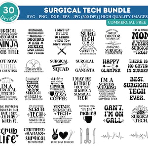 Surgical Tech SVG PNG Bundl| Nurse Png| Surgical Technologist svg| Tech Shirt Designs| Surgeon Assistant svg| Appreciation svg| Nurse Gift