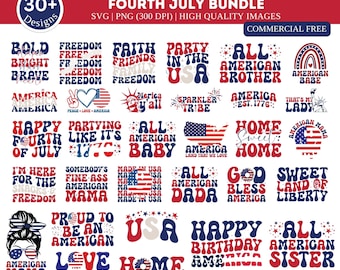 Retro 4th of July SVG Bundle| July 4th svg| Fourth of July svg| America svg| USA Flag svg| Independence Day Png| Patriotic Png| Firecracker