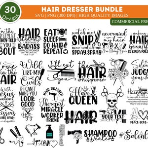 Hairstylist SVG PNG Bundle| Hairdresser svg bundle| Floral Hairdresser svg| Hairstylist png| Hairdresser Quotes Svg| Barber Tools Png