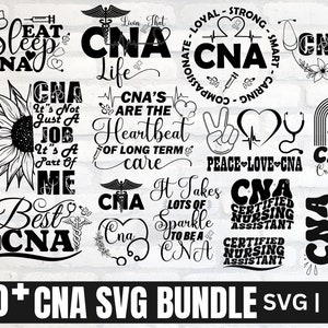 Paquete CNA SVG PNG / Enfermera Svg / Enfermería Svg / Vida de enfermera Svg / Médico Svg / Vida de Cna / Camisa de asistente de enfermería Svg / cna Svg