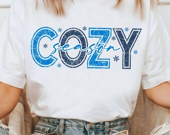 Cozy Season PNG, Christmas Winter Sublimation Design ( Design Sublimation)