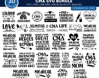 Asistente médico SVG PNG Paquete/ Asistente médico Png/ Enfermera Svg/ Cuidado de la salud Svg/ Enfermera registrada Svg/ Doctor Svg/ Símbolo médico Svg