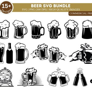 Beer SVG| Beer Svg Png Bundle| Beer Clipart| Beer Cut Files For Cricut| Beer Quotes Svg| Beer Mugs Svg| Beer Mug Silhouette files