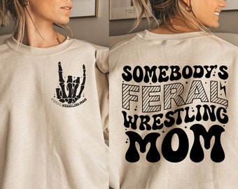 Wrestling Mom SVG PNG| Somebodys Feral Mom Svg| Funny Wrestling Mom Png| Wrestle Mom Life| Wrestling Mama Svg| Wrestling shirt