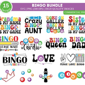 Bingo SVG Bundle| Bingo PNG Bundle| Bingo svg| Bingo Player svg| Bingo Player Gift svg| Sport Svg png