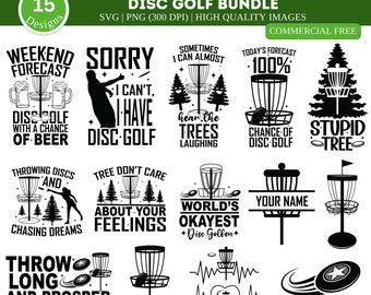 Disc Golf SVG Bundle| Disc Golfing SVG Bundle| Disc Golfer Png| Disc Golf Quotes| Disc Golf Cricut| Disc Golf Player Shirt Design