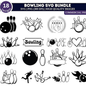 Bowling SVG Bundle| Bowling PNG Bundle| Bowling Clipart| Bowling SVG Cut Files for Cricut| Bowling Silhouette| Bowling vector| Strike svg