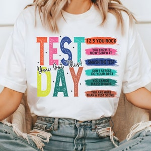 Es ist Testtag, du hast dieses PNG| Rock the Test Png| Testtag Dalmatiner Punkte png| Testtag png| PNG testen| Lehrerzitat png| Grooviges Testen