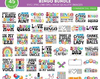 Bingo SVG PNG Bundle| Bingo Png| Bingo Card Svg| Bingo Player Svg| Bingo Games Svg| Bingo Shirt Svg| Bingo Victory Svg| Bingo Player png