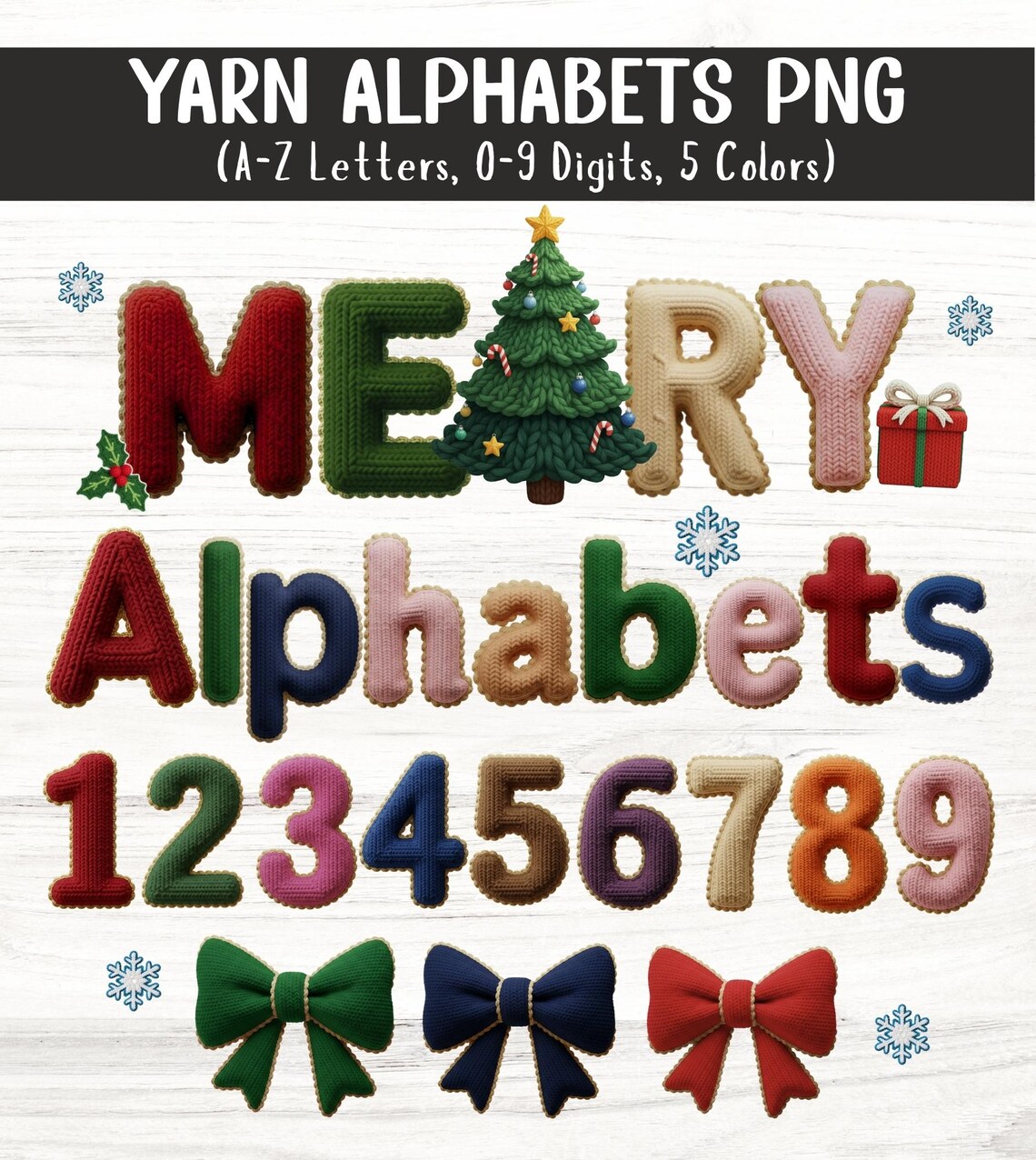 Yarn Letter R 3D Crochet Yarn Alphabet Png Set, Faux Yarn Letters A-Z & Numbers ...
