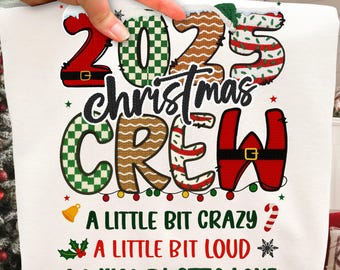 Latch Hook Christmas Crew PNG, Crochet Family Christmas 2025 Png (Digital Download)