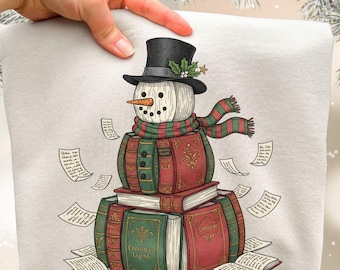 Book Lovers Christmas PNG: Christmas Book Tree Png (Digital Download)