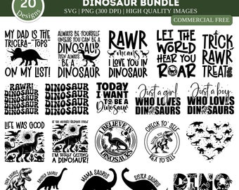 Jurassic Park Dinosaur SVG Bundle| Birthday Pack| T-Rex SVG Bundle| kids t-rex svg| t-rex svg| Little Girl/Boy Shirt  Cricut And Silhouette