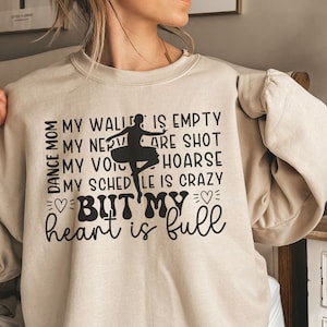 Dance Mom, mijn portemonnee is leeg SVG-png PNGEgg| Dans moeder svg| Dance vibes-svg| Moedershirt wedstrijddans| Cheer Mom Svg