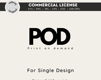 Commercial License for 1 Design/Bundle Only, License for 1 Design, Clipart Sublimation Designs Commercial Use, LussoPoint Commercial License