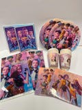 K-Pop Demon Hunters Party : Plates, Cups, Napkins, Table Cover, Banner, Balloons, Cake Topper