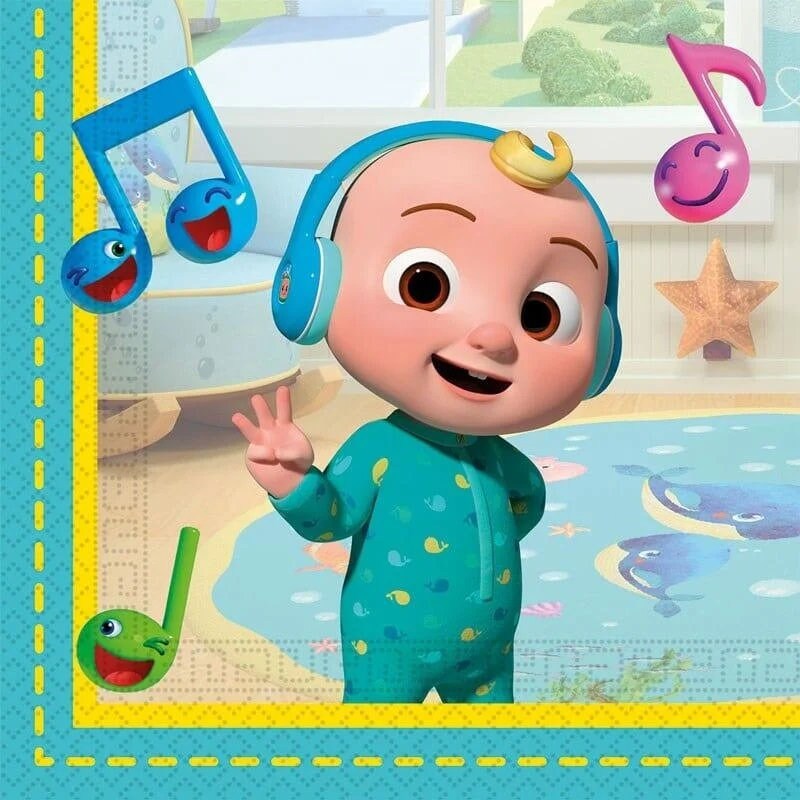 Cocomelon Party Paper Partyware Items. Includes Paper Plates, Paper ...