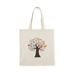 Learning Tree Natural Tote Bag