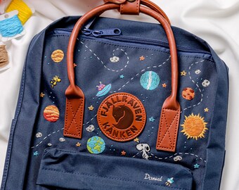VTG Snoopy Backpack Joe Cool With Woodstock Canvas Backpack  display picture 3