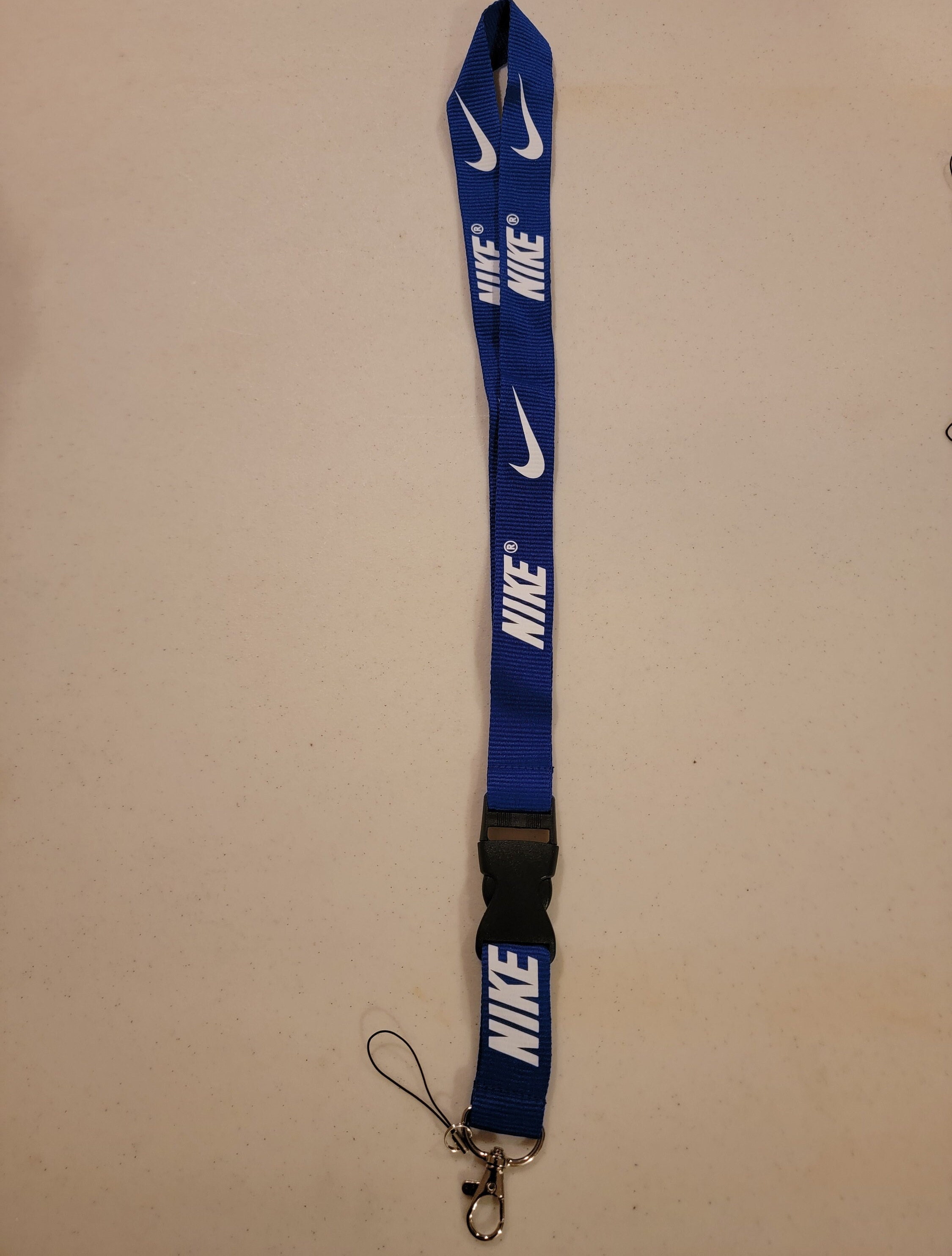 Blue nike lanyard top