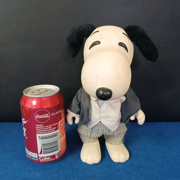 Rare vintage Peanuts Snoopy Doll Mariage Marié 1966 21 cm de haut