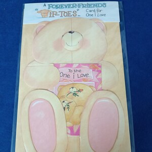 Novo cartão vintage de cumprimentos do Dia dos Namorados, de Andrew Brownsword Forever Friends