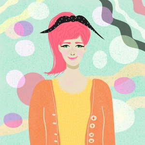 Pink Haired Lady image 1