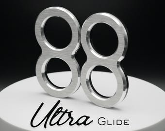 Knucks Fidget Sliders – Aluminum + Delrin, Ultra Smooth Glide