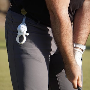 Golf Ball and Tee Holder Clip: Belt/Bag Caddy - Easy Access Golf Accessories