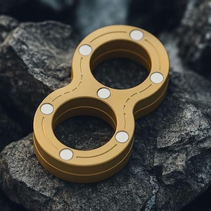 Knucks, Anodized Aluminum fidget sliders, CNC Machined