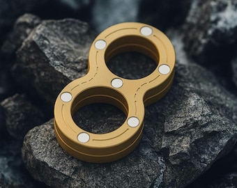 Knucks Fidget Sliders – Anodized 6061 Aluminum (Matte, All Metal Feel)