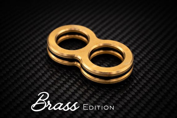 Knucks Fidget Sliders - Ultra Glide Brass Magnetic Slider – Haptic Fidget Toy