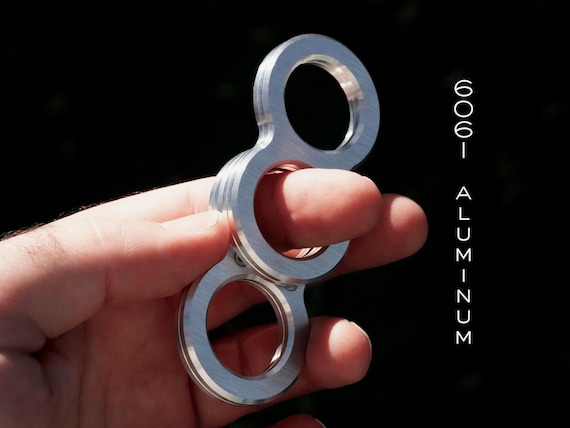 Knucks Fidget Sliders – Brushed 6061 Aluminum, All Metal Feel