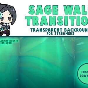 Sage Wall Transition/Stinger | Twitch | Youtube | Valorant | Sage