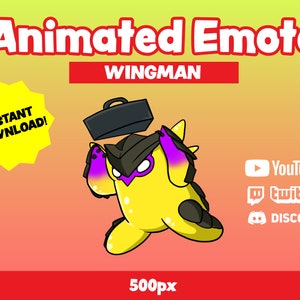 Animated Wingman Emote 112px and 500px