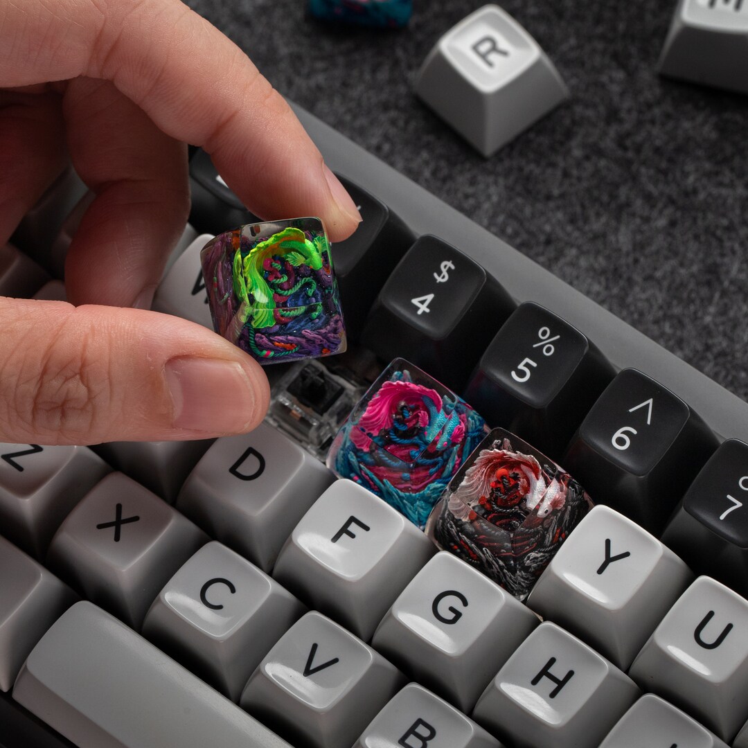 キーボード Artisan keycap Grimmy BaBaC Rubrehose gmk_cyl_rubrehose_rubrejane_be