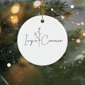 Ceramic Christmas Ornament Mockup Ceramic Ornament Mockup Christmas Tree Background Mockup for Circle Ceramic Ornament Christmas Mockup