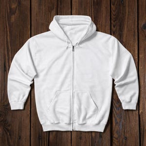 Beach Bum White Hoodie for Beach Lover Gift Beach Zip Up Sweatshirt Palm Tree Flowers White Hoodie for Women Vacation Jacket Beach Sweater image 5