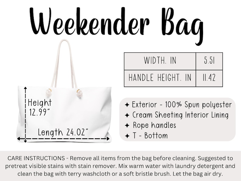 Sac fourre-tout de week-end fleurs sauvages aquarelle, sac de voyage fleuri image 4