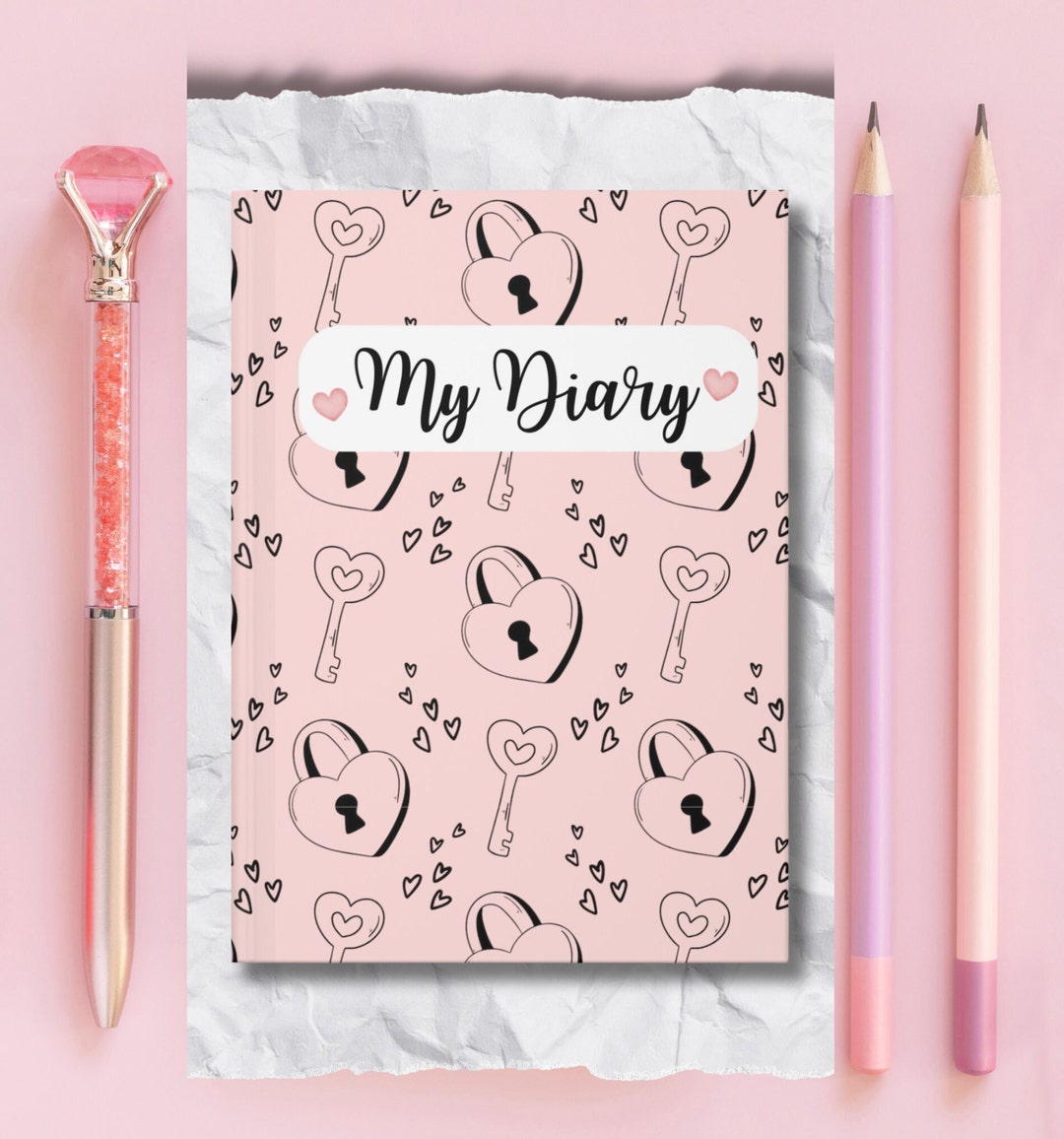 【LES CLEIAS】ママハートキーホルダー Amazon.com: CAGIE Diary with Lock for Girls Ages 8-12