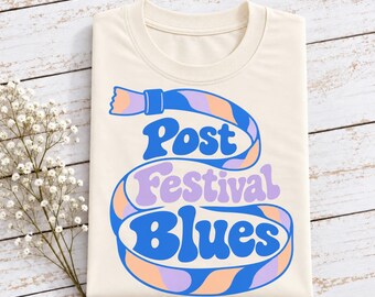Post Festival Blues Shirt, Retro Music Lover Tee Gift for Friend