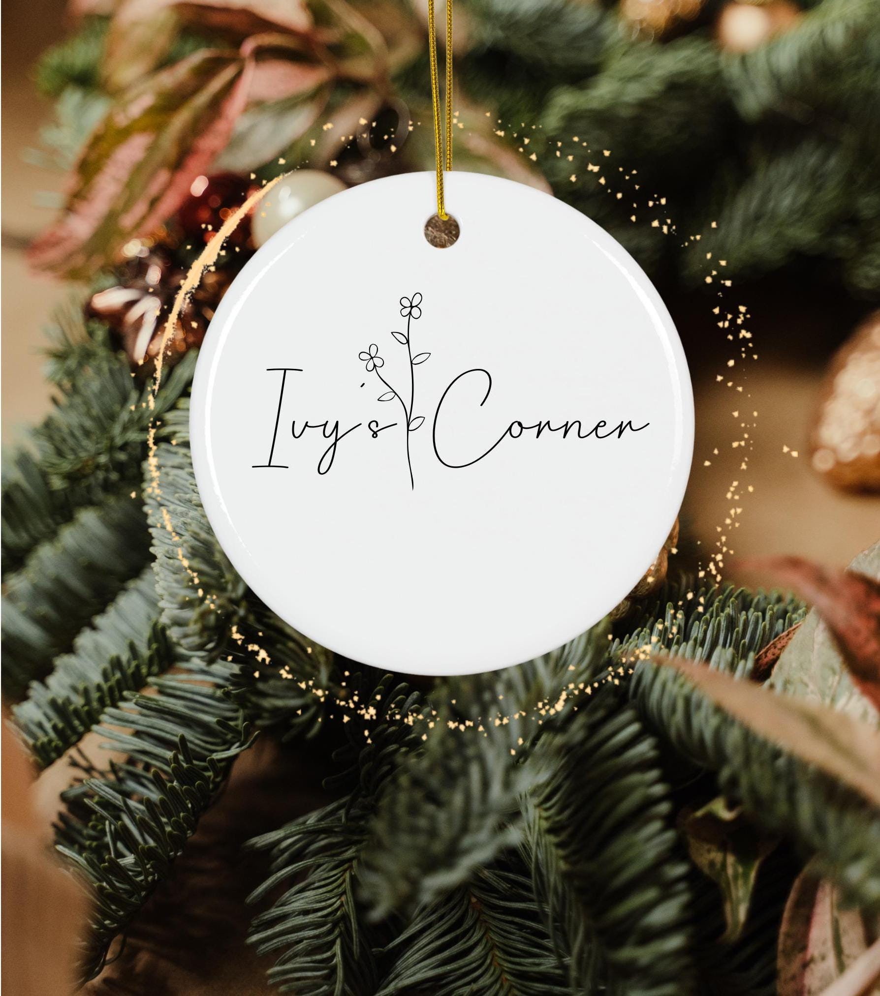 Christmas Ornament Video Mockup White Ceramic Ornament Video Mock Up Christmas Mockup Video Circle Ornament Mockup Video for POD Tool