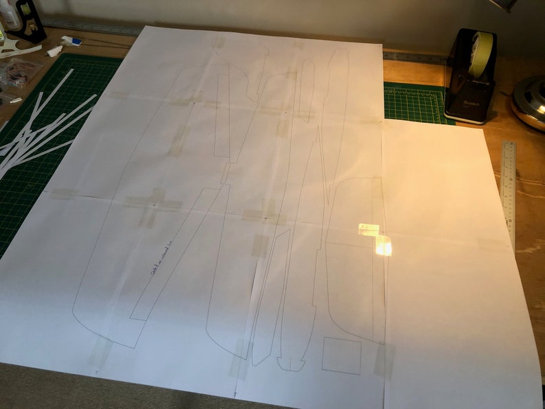 Plans for Easy to Build Foam RC Plane Horwood Hotrod Simple RC Etsy