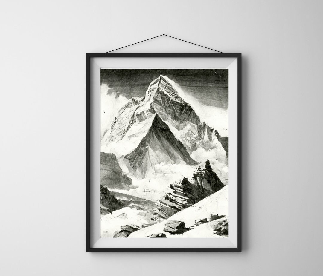 Himalaya, Drawing by Sete Goytre | Artmajeur