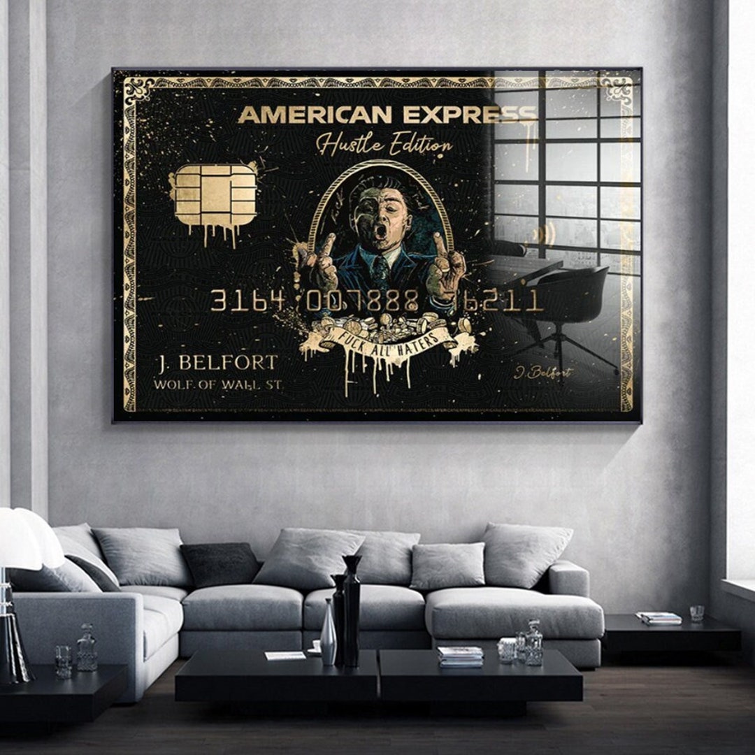 American Express the Wolf of Wall Street Classic Movie Etsy