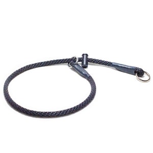 Slip collar/PRO Training collar/Dominant dog collar/8mm (0.315 inch) Polypropylene cord with a snug adjustable stopper/limiter