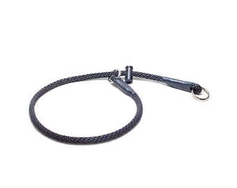 Slip Dog Training Collar, Choke Collar - 8mm PP Soft Rope, Snug Stopper