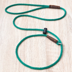 Slip lead/PREMIUM/pro dog training leash/6mm (0.236 inches) PPM rope with the snug push button stopper/4-6-8 feet
