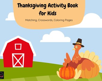 Activiteitenboek Thanksgiving voor kinderen